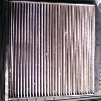 старый салонный фильтр